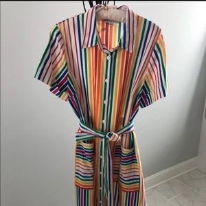 Christopher John Rogers Rainbow Dress